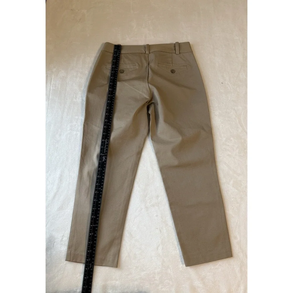 Dockers Khaki Chino Crop Capri Pants - Women's Size 4P Preppy Business Office‎